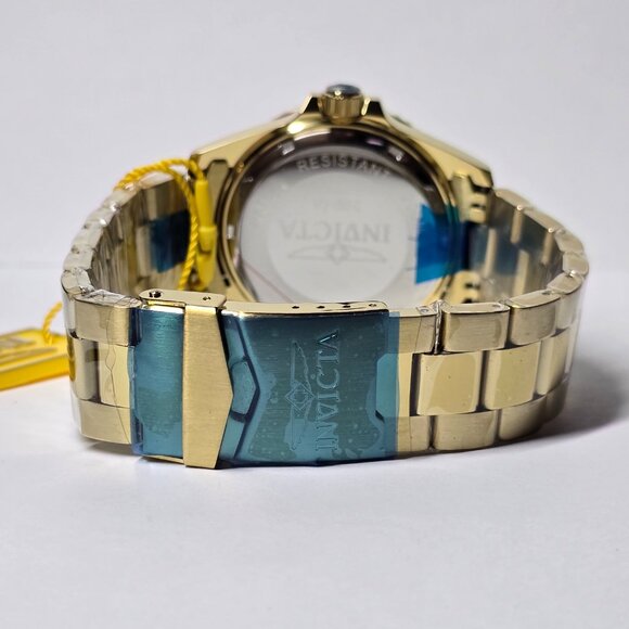 Invicta Pro Diver Men's Watch - 43mm, Gold, Black (29946) - Picture 9 of 15